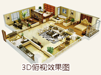 3D俯视效果图、3D立体效果图