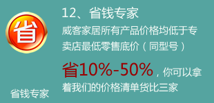 我们的所有产品价格均低于专卖店最低零售底价30%-50%