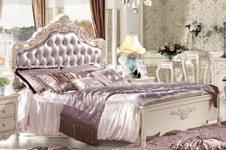 法式简约双人床