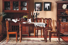 英式乡村纯实木餐椅