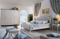 地中海风格实木床