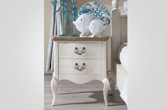 地中海风格实木床头柜