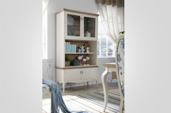 地中海上下组合餐边柜