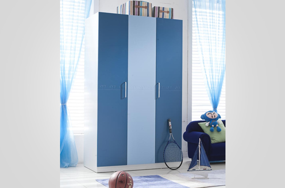 韩式田园三门衣柜