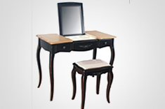 法式风格可翻盖梳妆桌