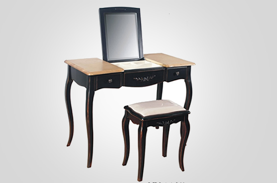 法式风格可翻盖梳妆桌