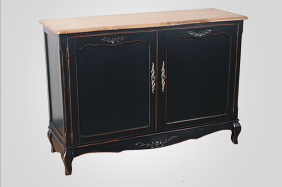 法式风格实木双门柜