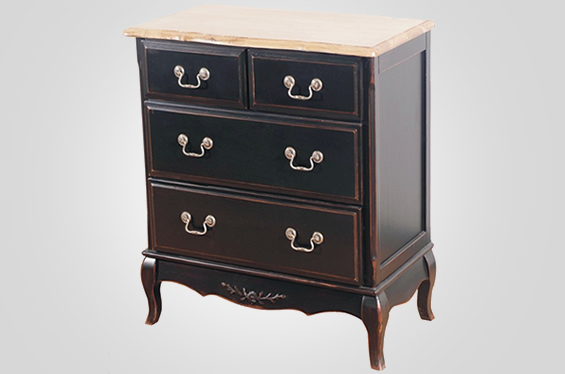 法式风格实木四斗柜