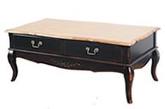 法式风格实木长茶几
