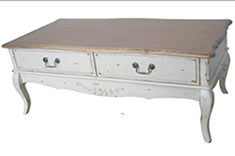 法式风格实木长茶几