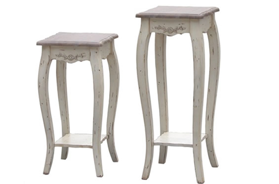 法式风格实木大花架