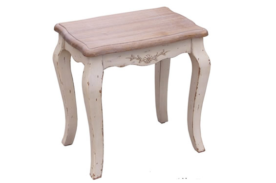 法式风格实木梳妆凳