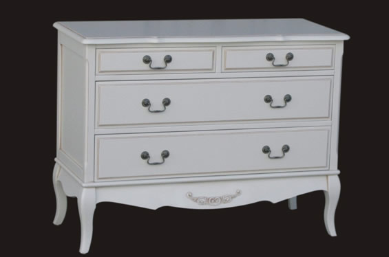 法式风格实木四斗柜