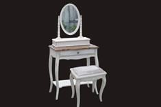 法式风格可伸缩梳妆桌