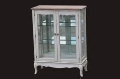 法式风格双门玻璃柜