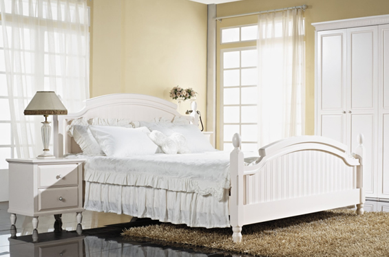 韩式田园1.8米大床