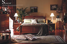 英式乡村1.8米实木床