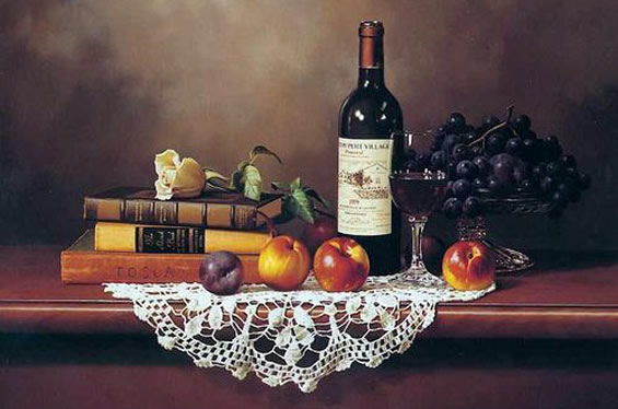 油画-水果