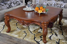 君豪纯实木茶几