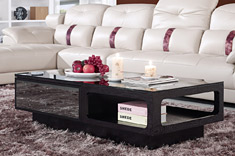 时尚客厅钢化茶几