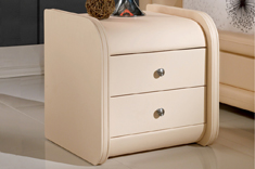 现代皮艺床头柜