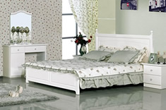 现代风格1.8米床