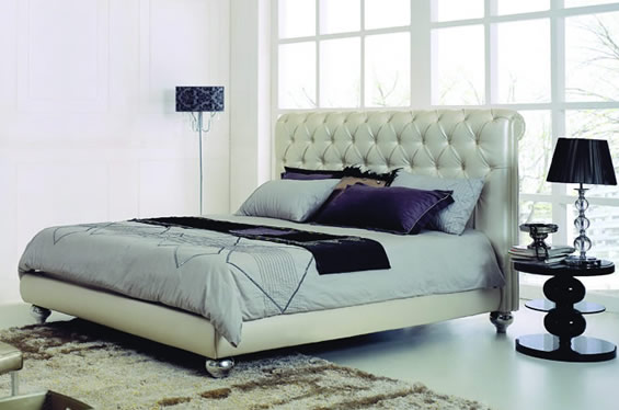 现代风格1.5米床