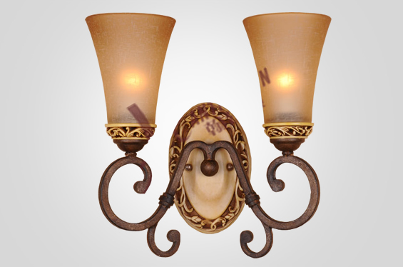 欧式双头壁灯
