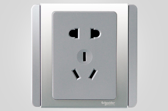 施耐德多功能五孔插座