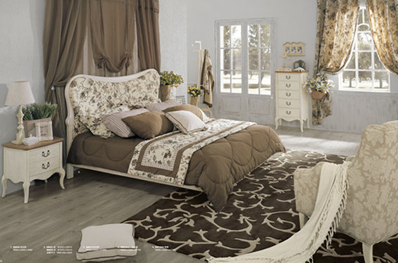 地中海风格1.8米实木床