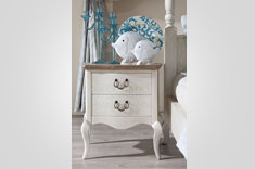 地中海风格实木床头柜