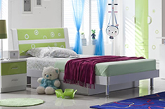 韩式田园儿童床