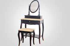 法式风格可伸缩梳妆桌