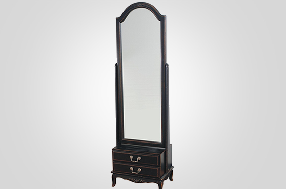 法式风格二抽立镜