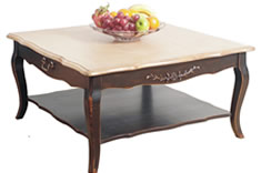法式风格实木大方茶几