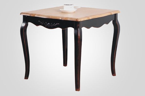 法式风格实木方茶几