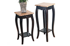 法式风格实木花架