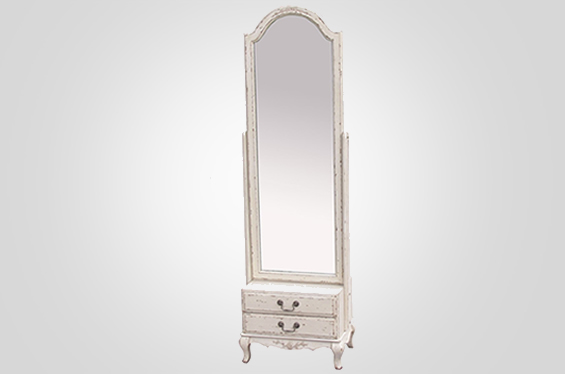 法式风格二抽立镜