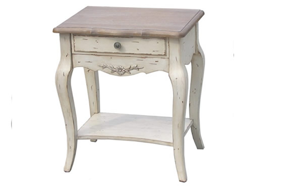 法式风格实木一抽电话桌