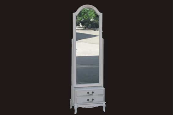 法式风格二抽立镜