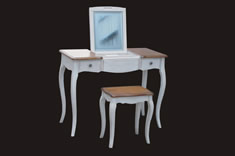 法式风格可翻盖梳妆桌