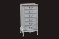 法式风格实木六斗柜