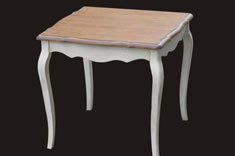 法式风格实木小方茶几